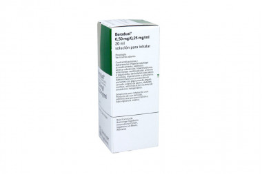 Berodual Solución Para Inhalar 0,50/ 0,25 mg Frasco Con 20 mL