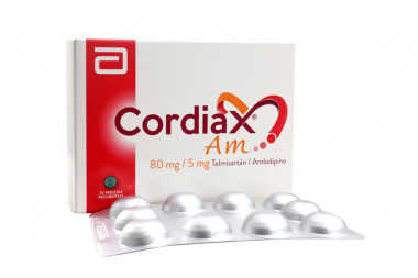 Cordiax Am 80 / 5 mg Caja Con 30 Tabletas Recubiertas