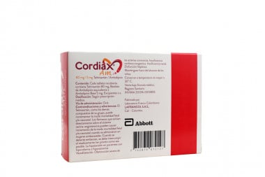 Cordiax Am 80 / 5 mg Caja Con 30 Tabletas Recubiertas