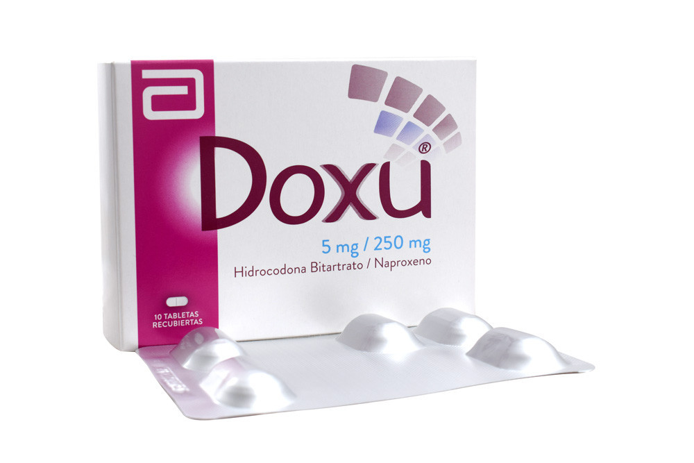 Doxu 5 / 250 mg Caja Con 10 Tabletas  Recubiertas