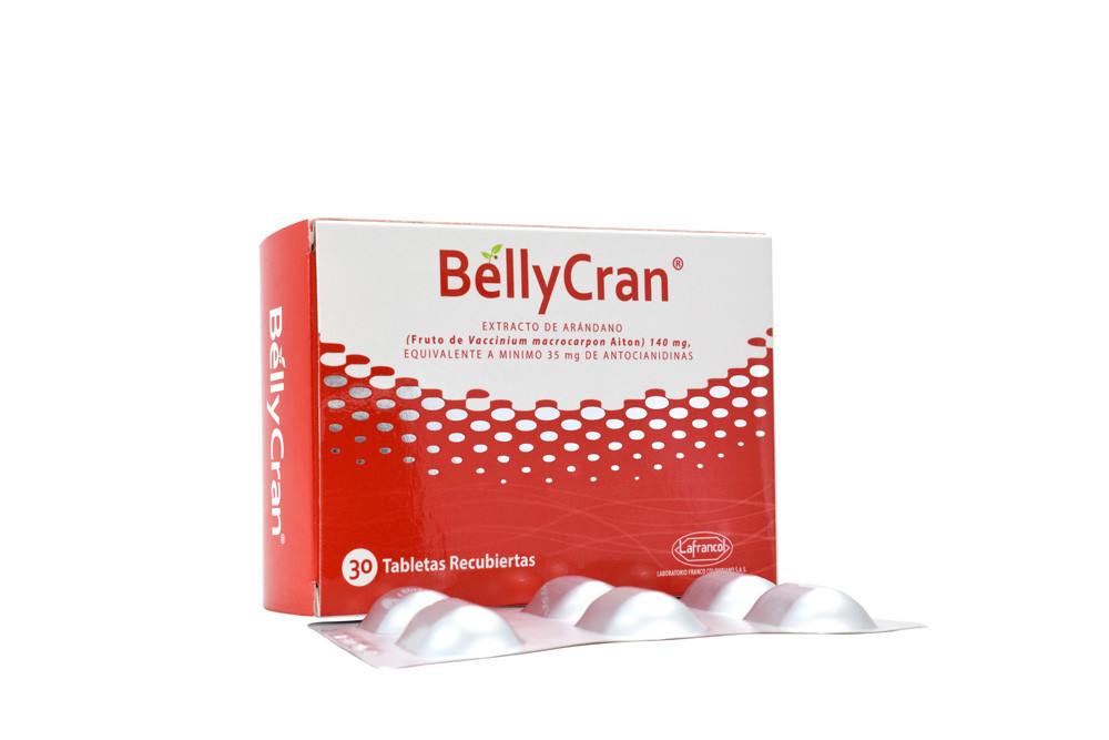 BellyCran 140 mg Caja Con 30 Tabletas Recubiertas