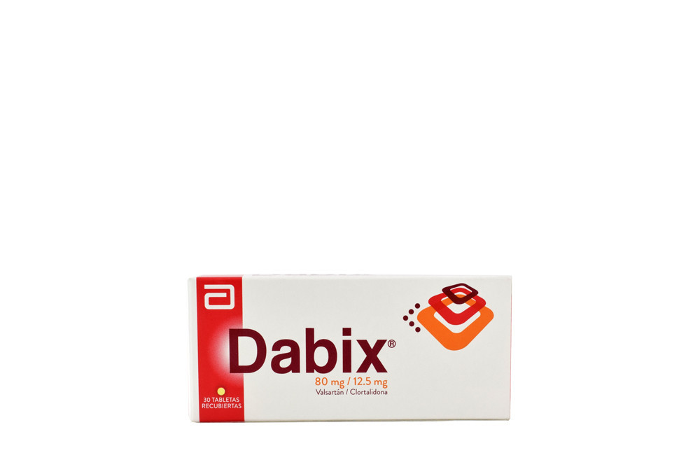 Dabix 80 / 12.5 mg Caja Con 30 Tabletas Recubiertas