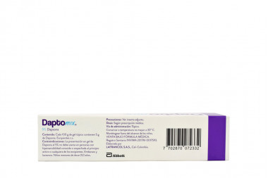 Daptomix 5 % Gel Tópico Caja Con Tubo Con 20 G