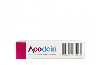 Acodein 30 / 325 mg Caja Con 30 Tabletas