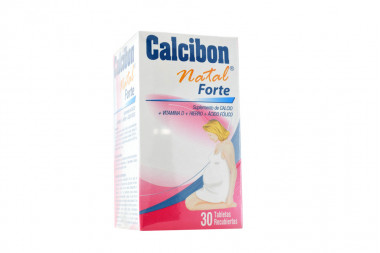 Calcibon Natal Forte Caja Con 30 Tabletas Recubiertas
