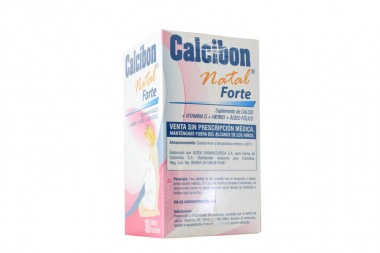 Calcibon Natal Forte Caja Con 30 Tabletas Recubiertas