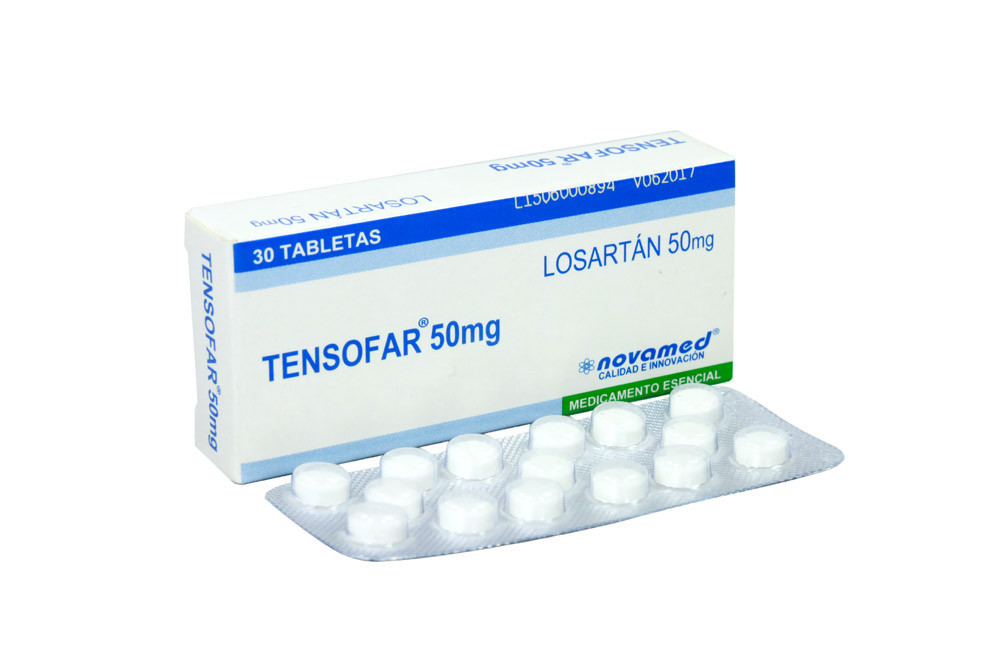 Tensofar 50 mg Caja Con 30 Tabletas
