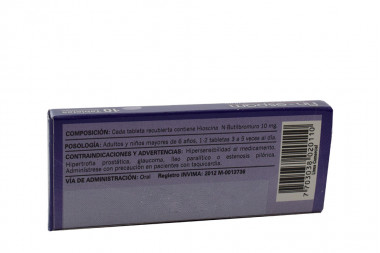 Fin-Espam 10 mg  Caja Con 10 Tabletas Recubiertas