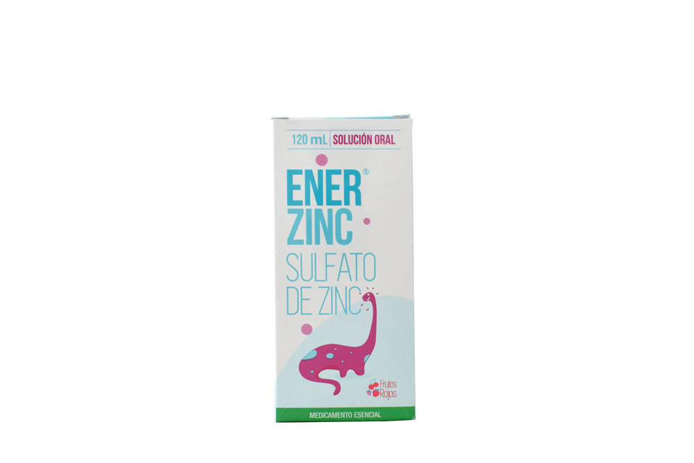 EnerZinc Solución Oral Sabor Frutos Rojos Frasco Con 120 mL