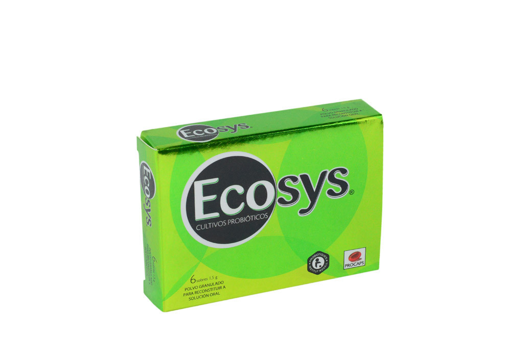 Ecosys Polvo Granulado Caja Con 6 Sobres Con 1.5 G 