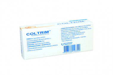 COLTRIM 200 mg Caja Con 30 Tabletas