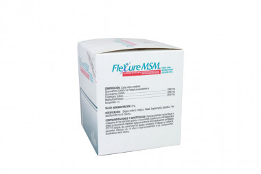 Flexure Msm Caja Con 15 Sobres Sabor A Fresa