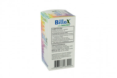 Billox Caja Con Frasco Con 30 Tabletas Masticables 