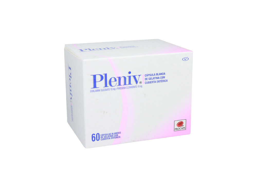 Pleniv 10 / 10 mg Caja Con 60 Cápsulas Blandas De Gelatina