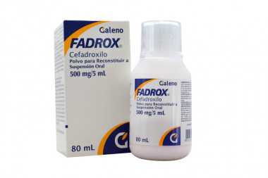 Fadrox 500 mg / 5 mL Polvo...