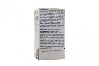 Fadrox 500 mg / 5 mL Polvo Para Reconstituir Caja Con Frasco Con 80 mL 