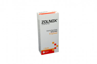 ZOLNOX Solución Nasal 5 mg Caja Con Spray Nasal Con 7 Dosis