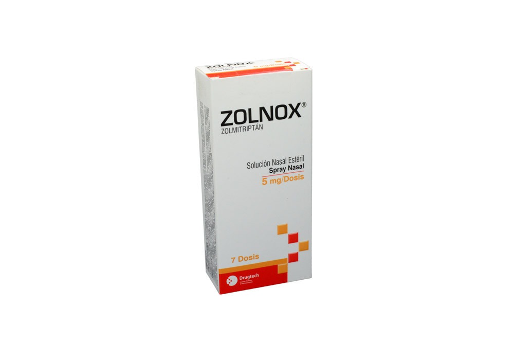 ZOLNOX Solución Nasal 5 mg Caja Con Spray Nasal Con 7 Dosis