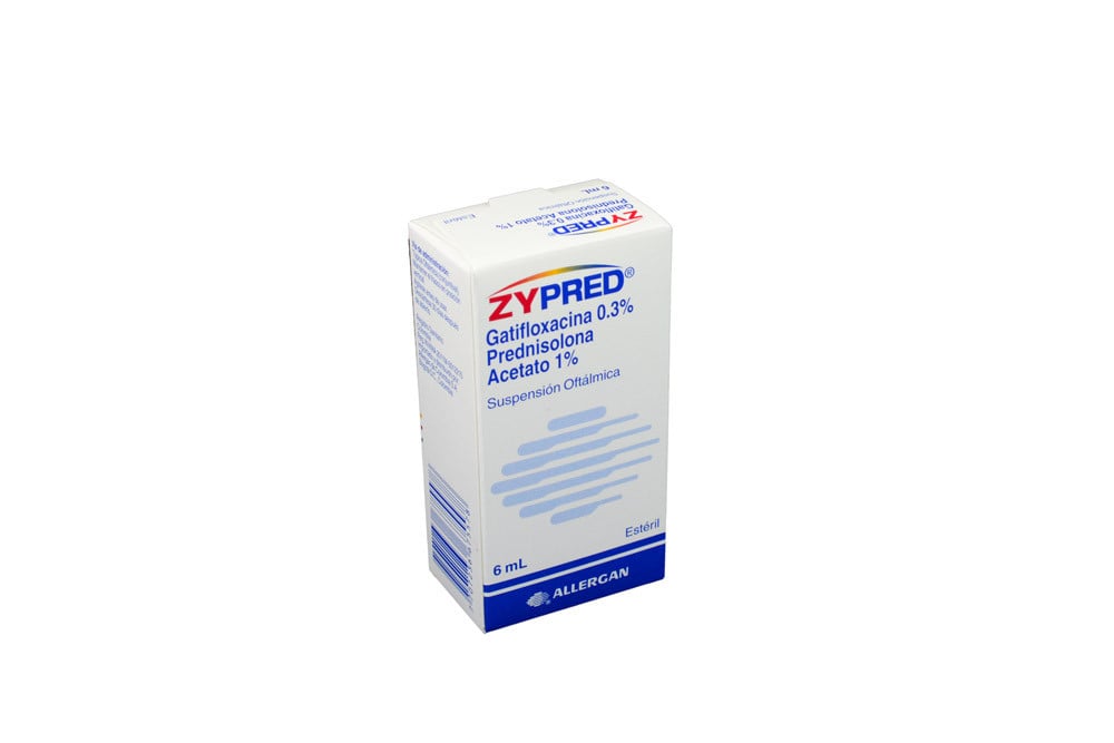 ZYPRED Solución Oftálmica 0.3 / 1 % Caja Con Frasco 6 mL Zypred Solución Oftálmica 0.3 / 1 % Caja Con Frasco 6 Ml