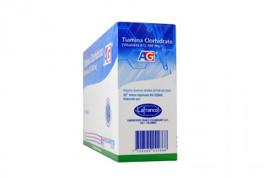 Tiamina Clorhidrato 300 mg Caja Con 250 Tabletas