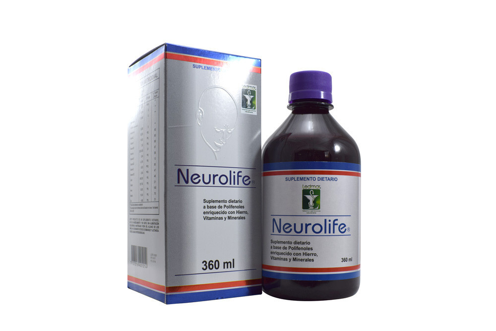 Neurolife Suplemento Dietario Caja Con Frasco Con 360 mL