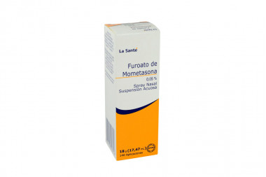 Furoato De Mometasona 0,05% Caja Con Spray Nasal Con 140 Aplicaciones