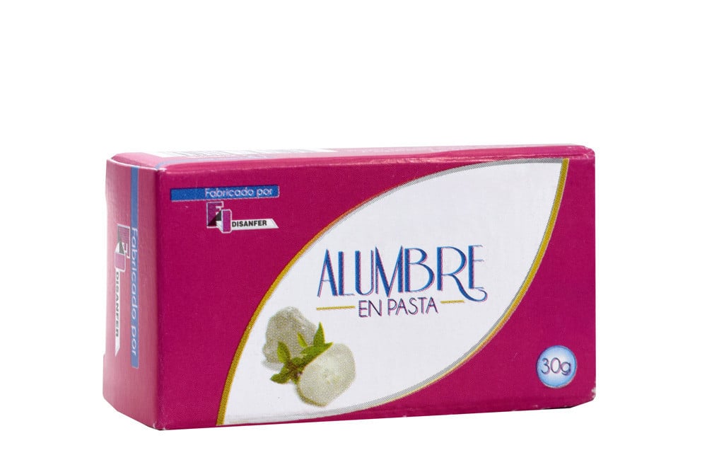 Alumbre En Pasta Caja Con 30 g