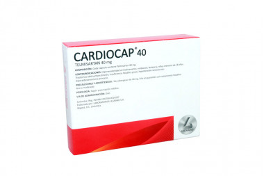 CARDIOCAP 40 mg Caja Con 28 Cápsulas