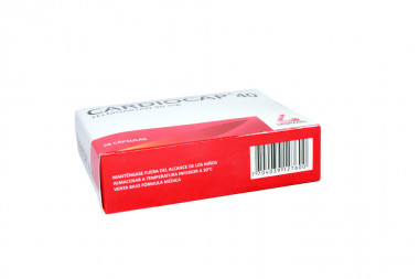 CARDIOCAP 40 mg Caja Con 28 Cápsulas