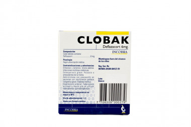 Clobak 6 mg Caja Con 10 Tabletas