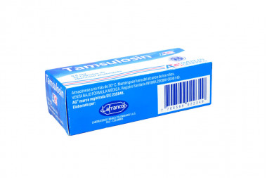 Tamsulosin 0.4 mg Caja Con 30 Cápsulas De Liberación Prolongada