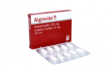 Algimide 325 / 15 mg Caja Con 10 Tabletas