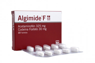 Algimide F 325 / 30 mg Caja Con 10 Tabletas