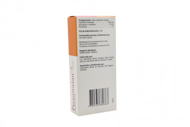 Procoralan 5 mg Caja Con 56 Tabletas Recubiertas