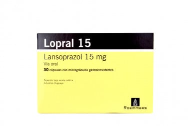 Lopral 15 Mg Caja Con 30...