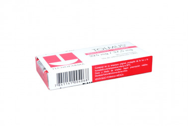 TOLMUS 325 / 37,5 mg Caja Con 20 Comprimidos