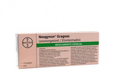 Neogynon Caja Con 21 Grageas