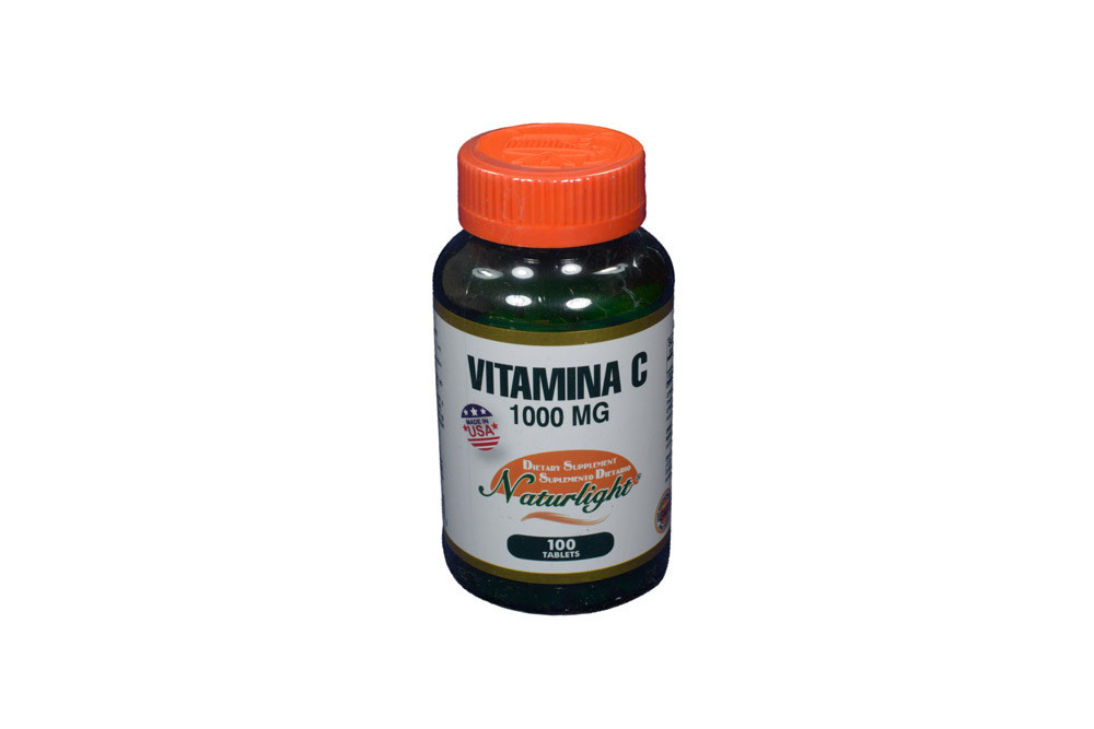 Vitamina C 1000 mg Frasco Con 100 Tabletas