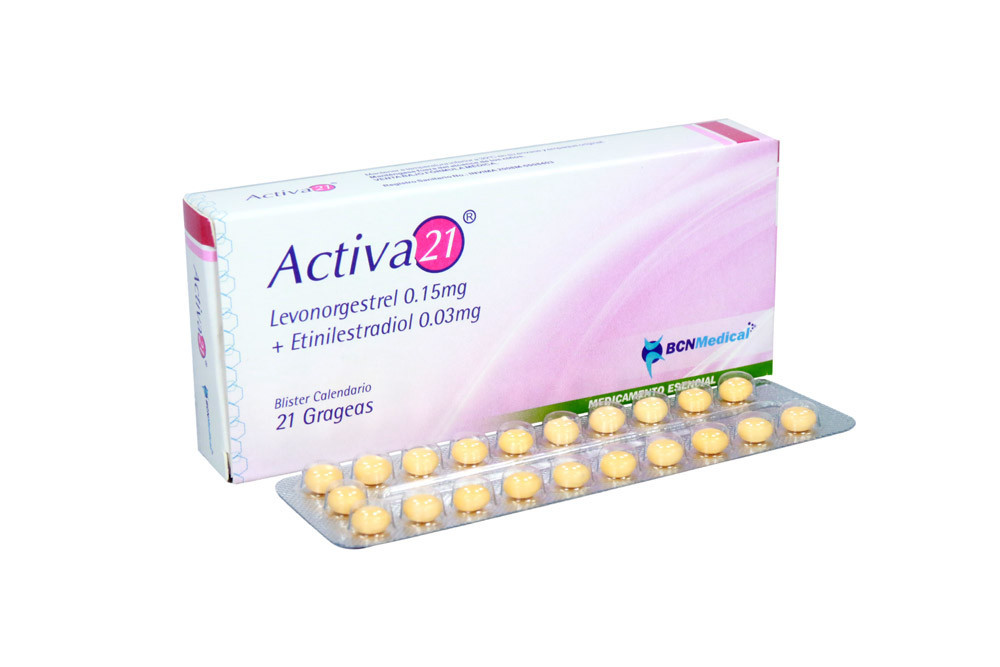 Activa 21 0.15 / 0.03 mg Caja Con 21 Grageas