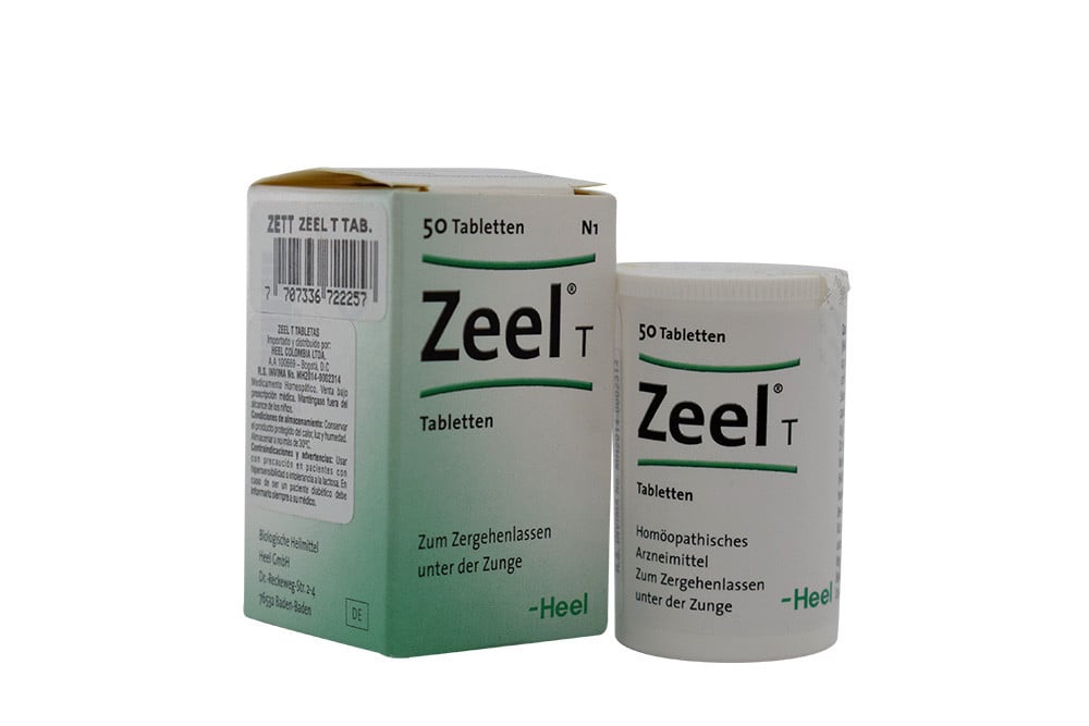 Zeel T Caja Con Frasco Con 50 Tabletas