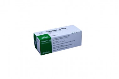 Verum 8 mg Caja Con 50 Tabletas