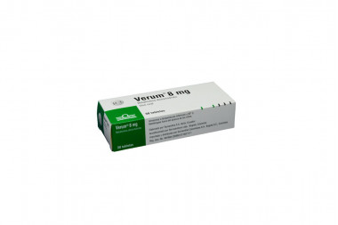 Verum 8 mg Caja Con 30 Tabletas
