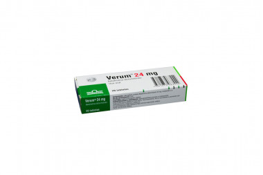 Verum 24 mg Caja Con 20 Tabletas 