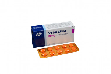 Vibazina 25 mg Caja Con 40 Tabletas