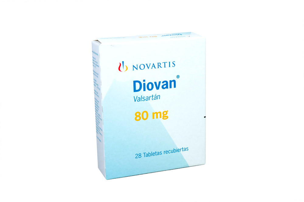 Diovan 80 mg Caja Con 28 Tabletas Recubiertas