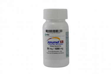 Janumet 50 / 1000 mg Frasco Con 28 Tabletas Recubiertas