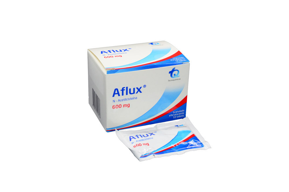Aflux Granulado 600 mg Caja Con 10 Sobres