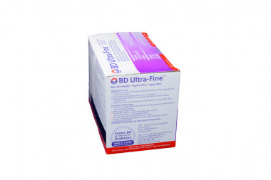 Aguja BD Ultra-Fine 5 / 0,25 mm Caja Con 100 Unidades
