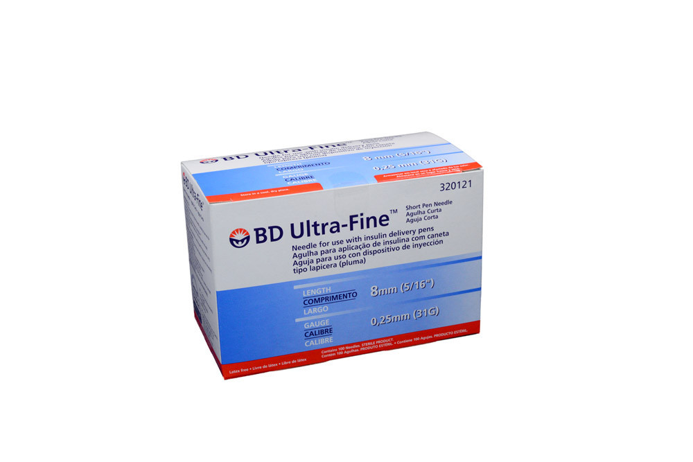 Aguja BD Ultra Fine Caja Con 100 Unidades
