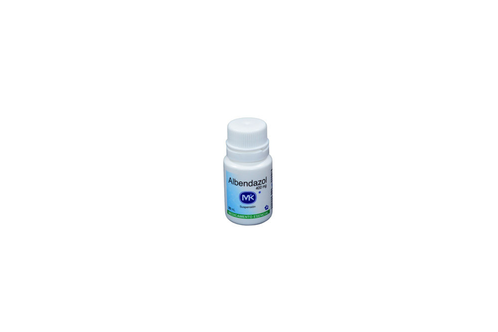 Albendazol Suspensión 400 mg Frasco Con 20 mL